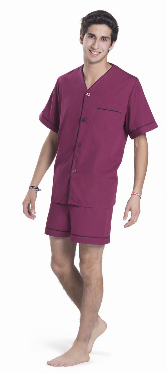 Pijama Bermuda Abotonada