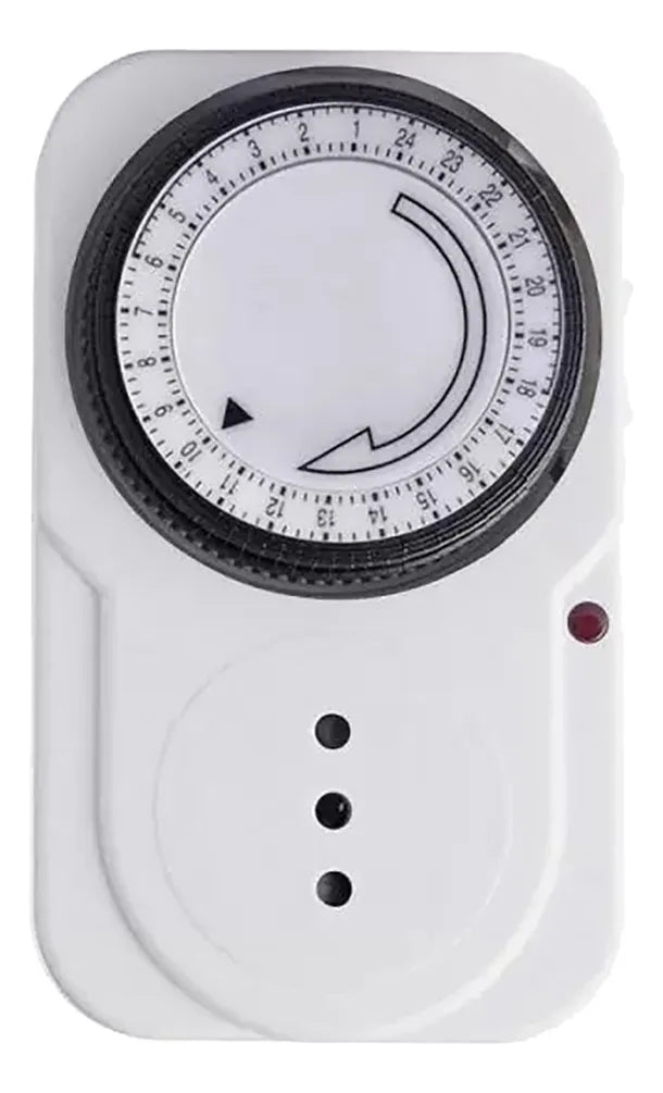 Temporizador Timer Analogico 24 Horas Adaptador