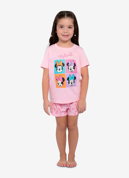 Pijama de algodón con diseño de Minnie Mouse