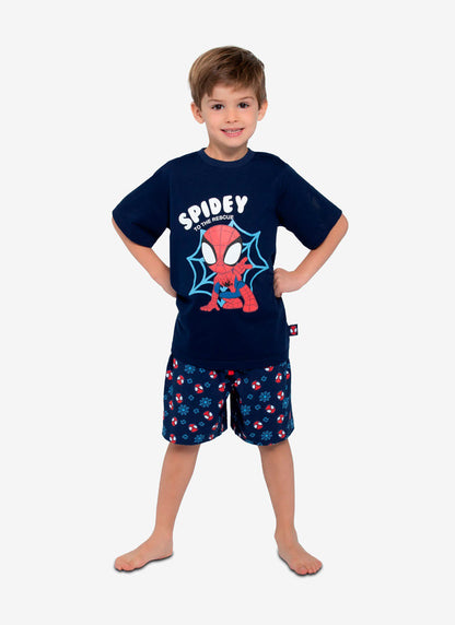 Pijama de algodón con diseño de Spiderman