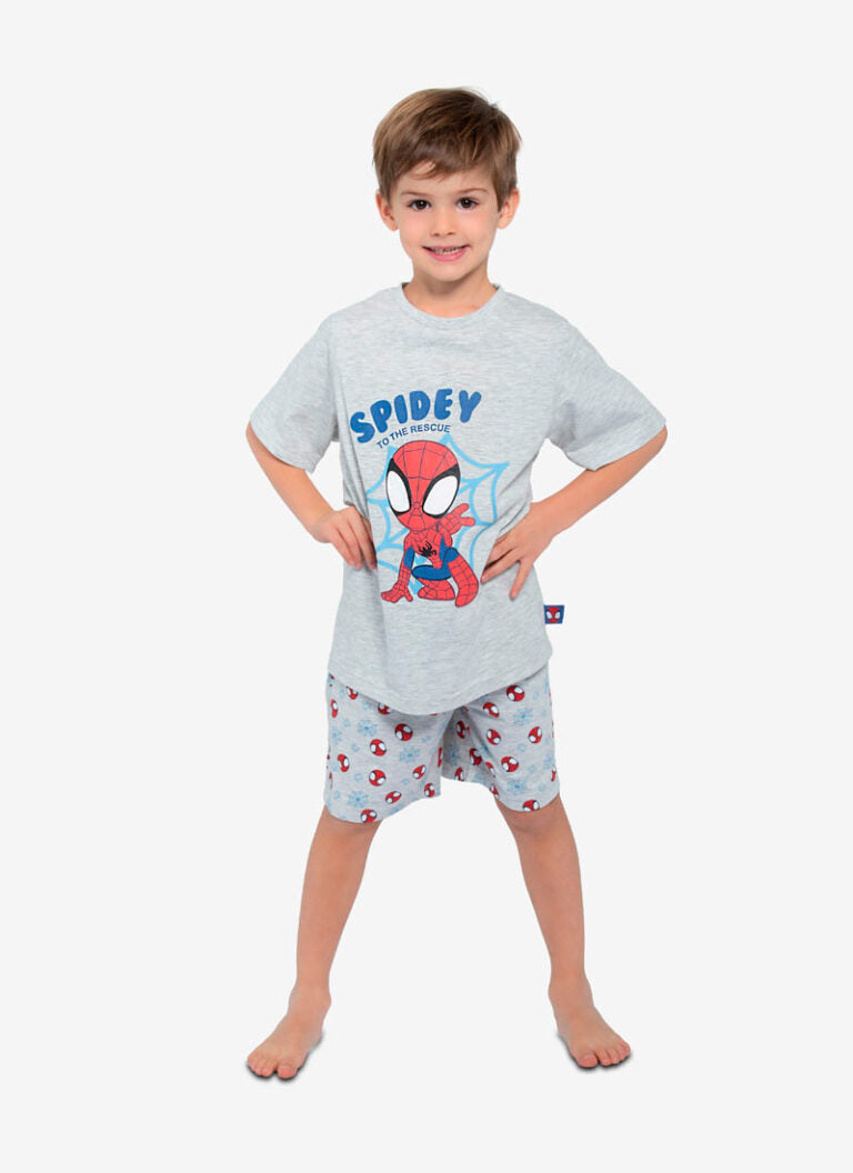 Pijama de algodón con diseño de Spiderman