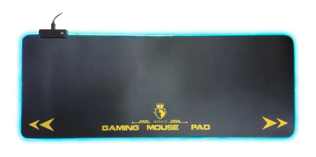 Mouse Pad Gamer Xl Rgb Retroiluminado Aoas S4000 80x30x0.4cm