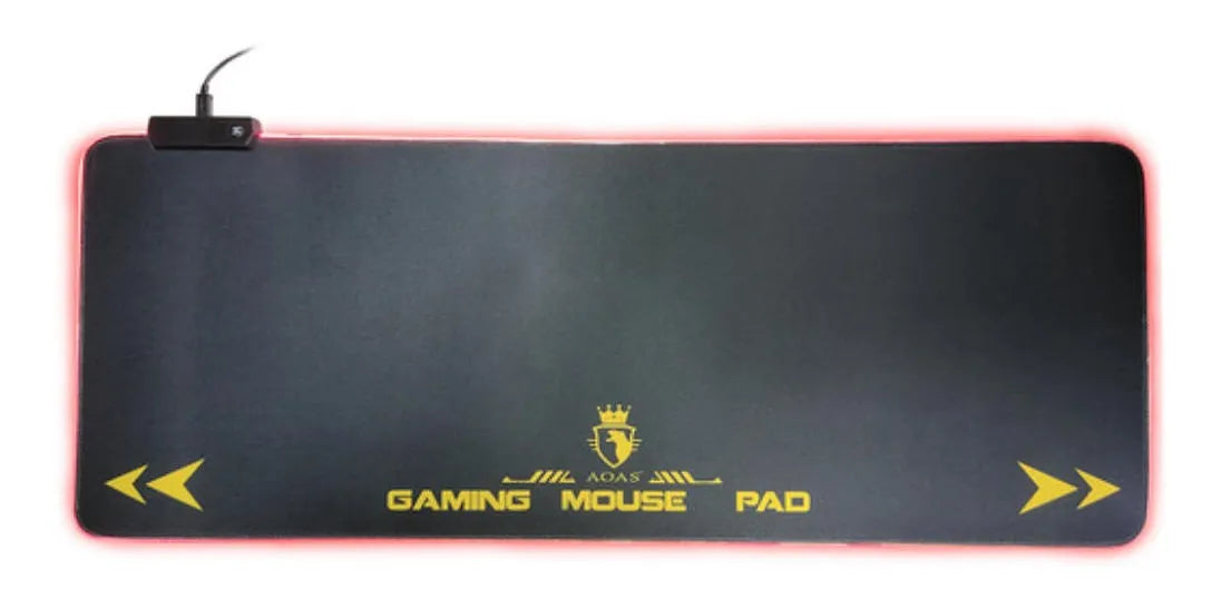 Mouse Pad Gamer Xl Rgb Retroiluminado Aoas S4000 80x30x0.4cm