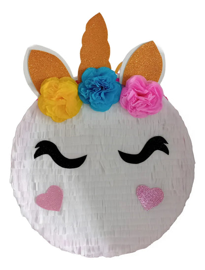 Piñata De Figura Unicornio Muy Hermosa