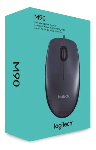 Mouse Alambrico Usb Logitech M90 Negro
