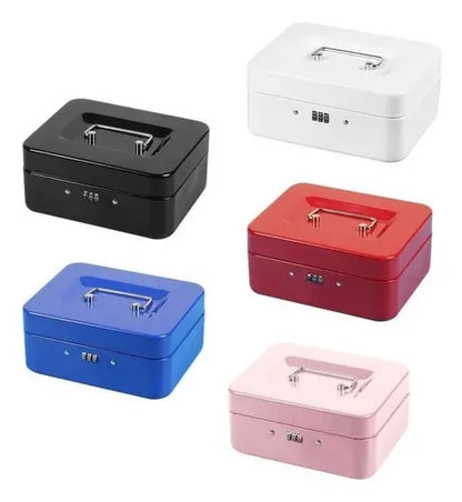 Caja Fuerte Metálica Con Combinacion Para Dinero 33x24cm Variado