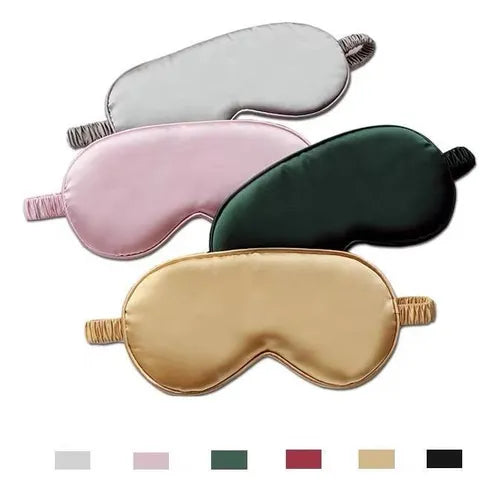 Antifaz De Dormir Satin Unicolor Dorado