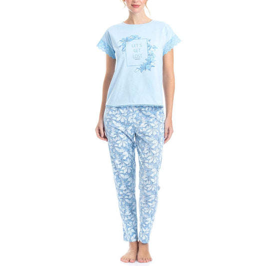 PIJAMA COTTON & VISCOSA ESTAMPADO